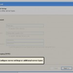 Manually configure server settings 